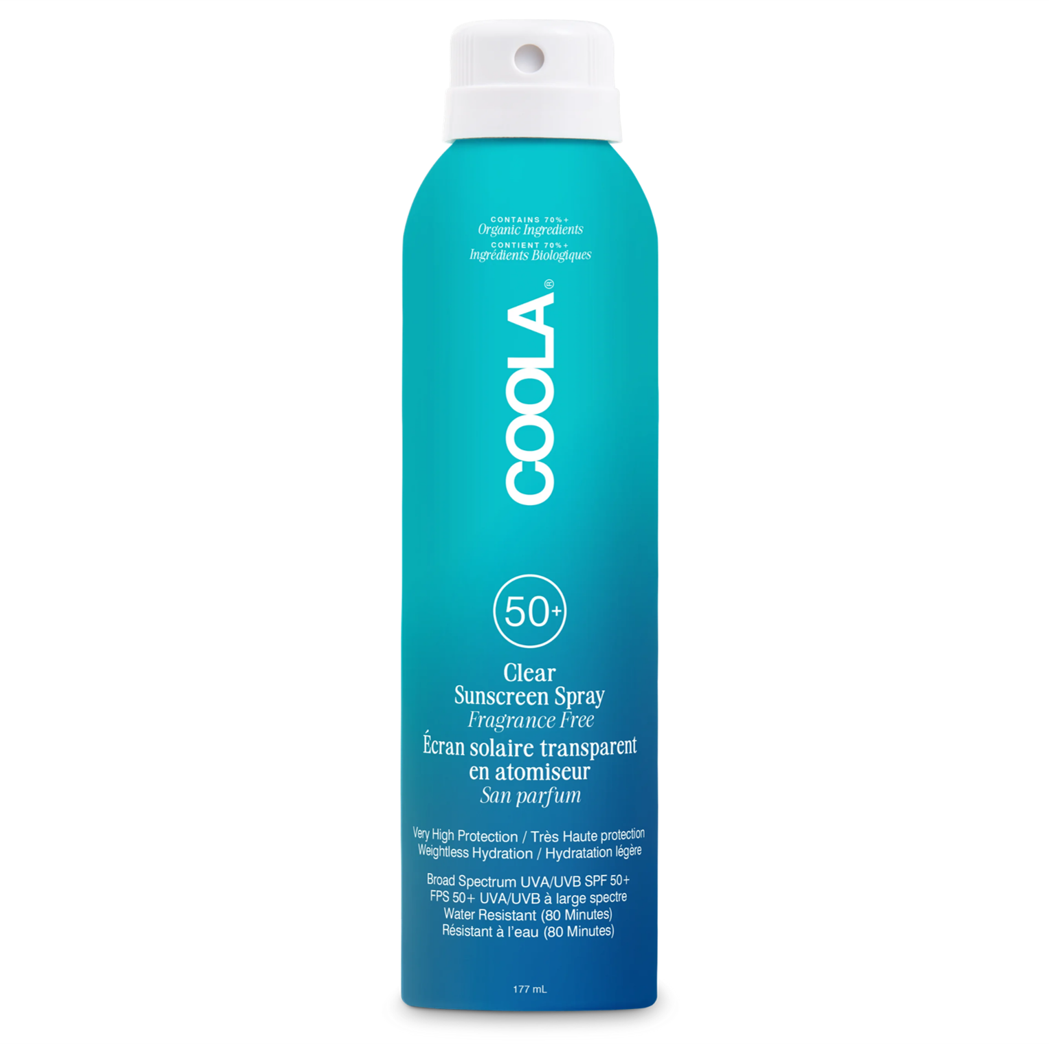 Classic Body Spray Fragrance-Free SPF 50 - COOLA