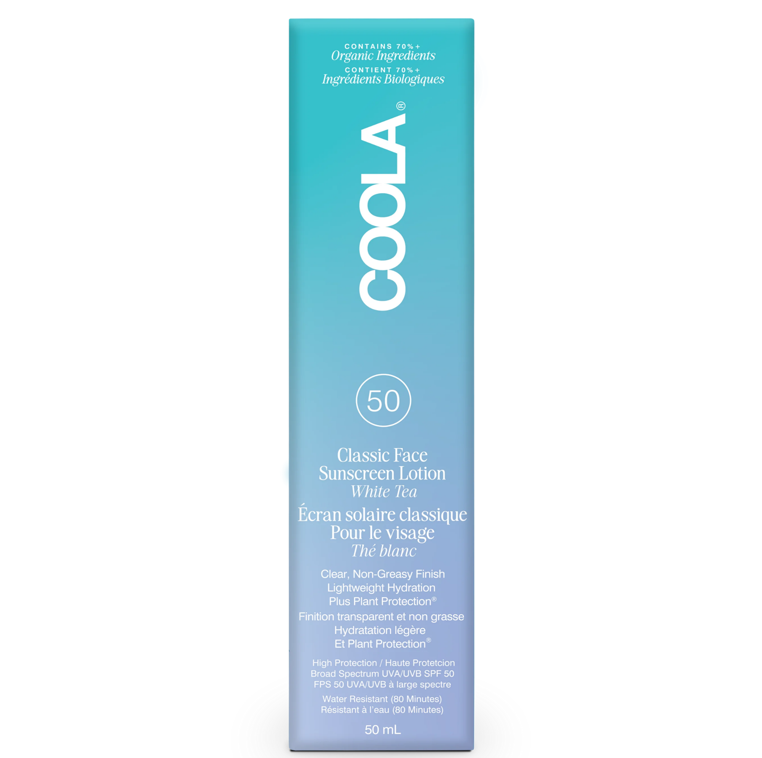 Classic Face Lotion White Tea SPF 50 - COOLA